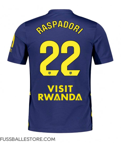Günstige Atletico Madrid Giacomo Raspadori #22 Auswärtstrikot 2025-26 Kurzarm Günstige Atletico Madrid Giacomo Raspadori #22 Auswärtstrikot 2025-26 Kurzarm